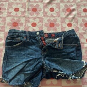Lucky Brand Dark Blue Jean Shorts